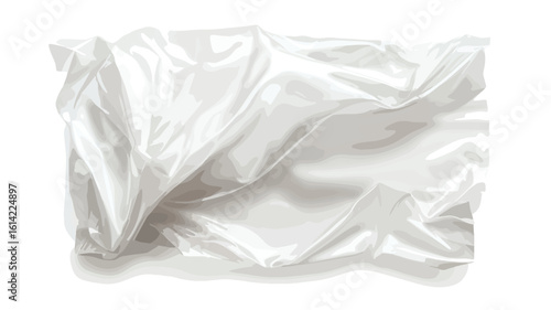 Glossy White Plastic Wrap Backgrounds Silk
