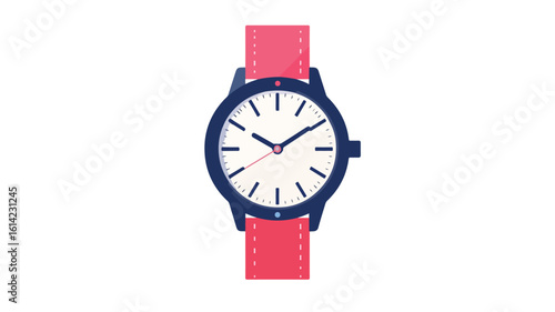 Flat Style Wrist Watch Icon Vector