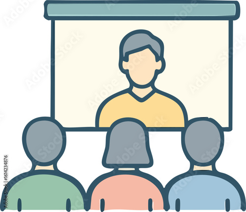 온라인,강의,교육,화면,캐릭터,학생,학원,학교,사람,사람들,회의,화상회의