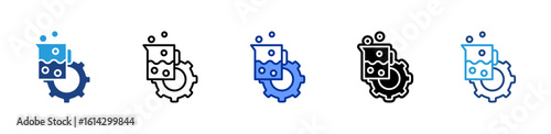 Experiment icon sheet multiple style collection