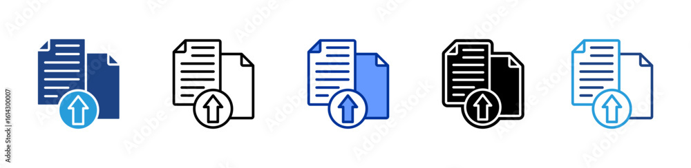 Documents icon sheet multiple style collection Documents icon sheet multiple style collection