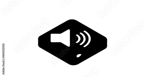 Social network icon sound volume icon vector image for audio settings and multimedia applications and user interface design vector