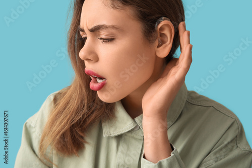 Beautiful young woman with ...