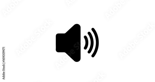 Interface icon sound volume icon vector graphic for audio settings and multimedia applications and user interface design needs vector