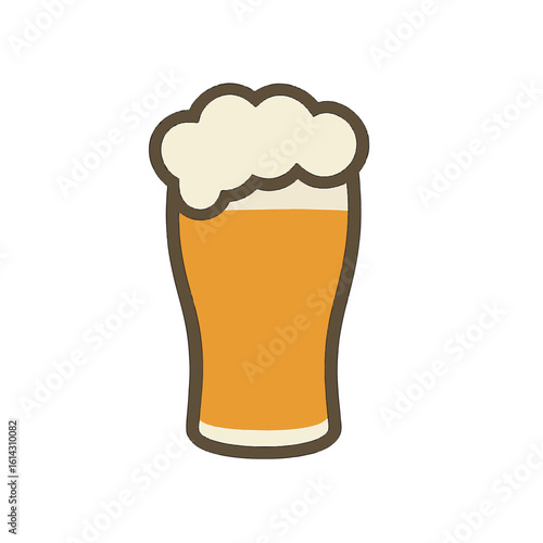 Beer illustration vector on white background
Vector illustration drink icon on white background