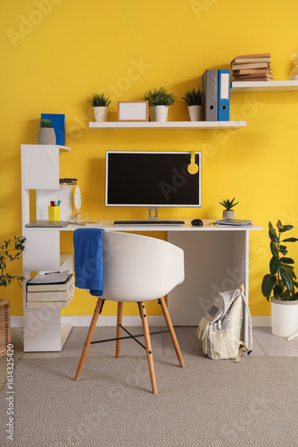 Interior of teenager's room...