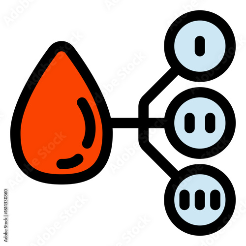 Blood type icon