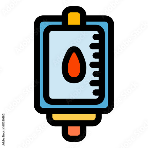 Blood transfusion icon