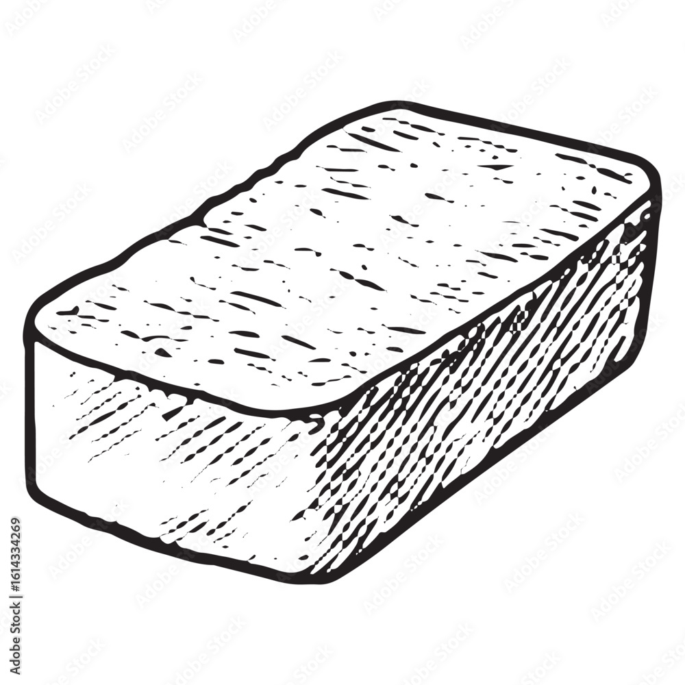 Fototapeta premium Durable Cleaning Sponge for Household Tasks