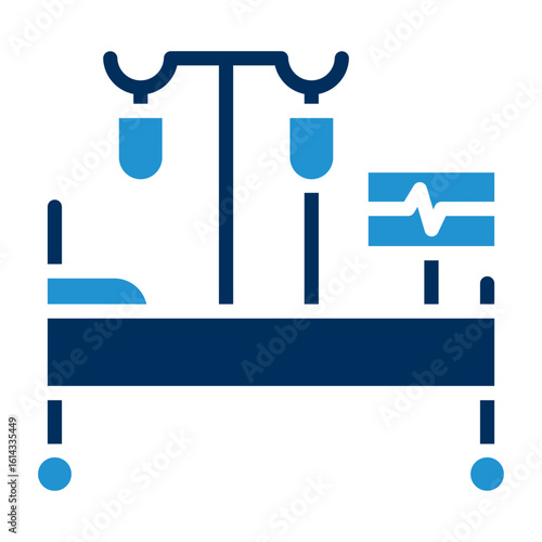 Critical Care Blue Color Icon