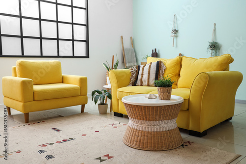 Modern living room interior...