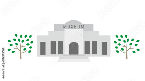 博物館のイラスト素材