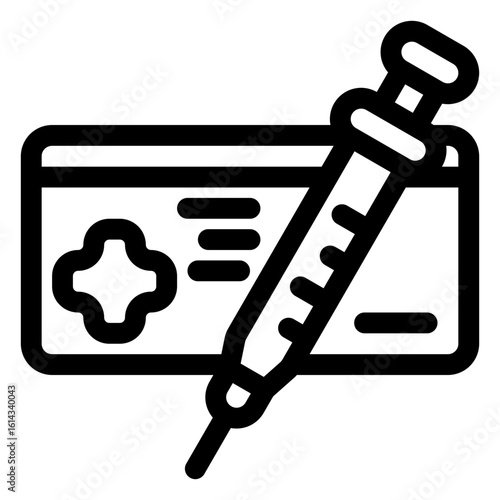 vaccine record icon