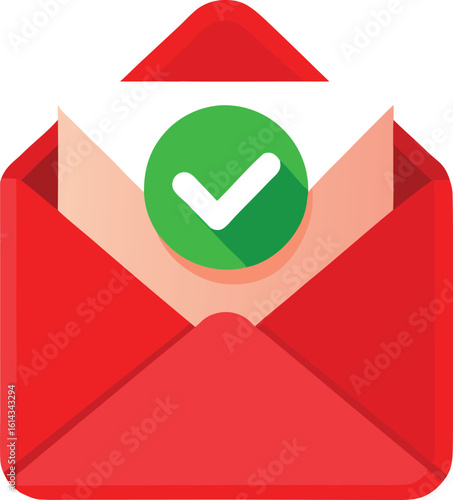 Free Download Email sent confirmation with checkmark icon - GFXLoad