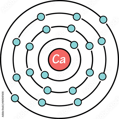 Potassium formule color line icon. Pictogram for web page, mobile app, promo