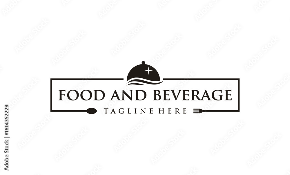 Obraz premium food and baverage logo