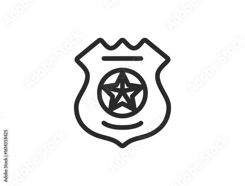 "Law and Justice Web Icon Set in Line Style — Legal, Court, Crime, Lawyer & Judgement Symbols for Web and Mobile UI