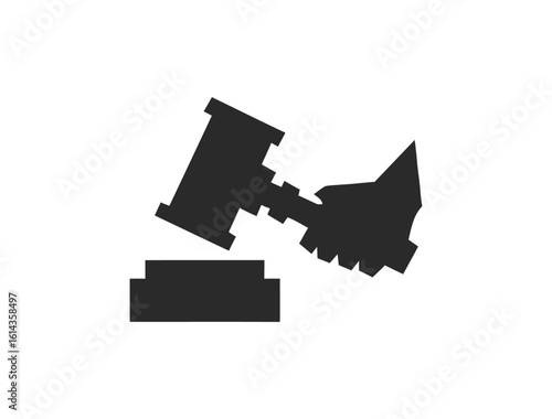 "Law and Justice Web Icon Set in Line Style — Legal, Court, Crime, Lawyer & Judgement Symbols for Web and Mobile UI