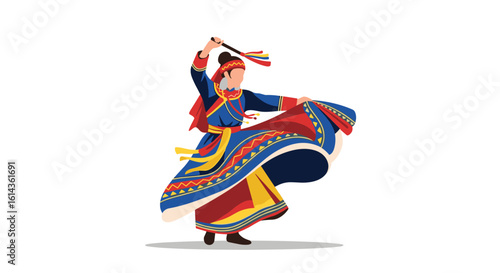Vibrant traditional dance performance celebrating cultural heritage and festive celebrations