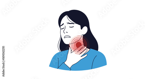 Understanding the symptoms and causes of a sore throat infection and discomfort