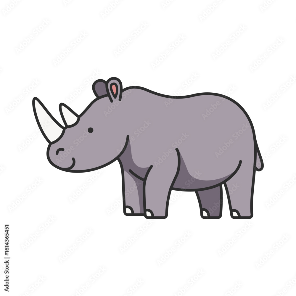 Fototapeta premium Rhino illustration