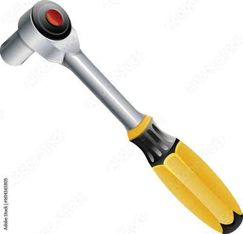 ratchet wrench tools realistic style