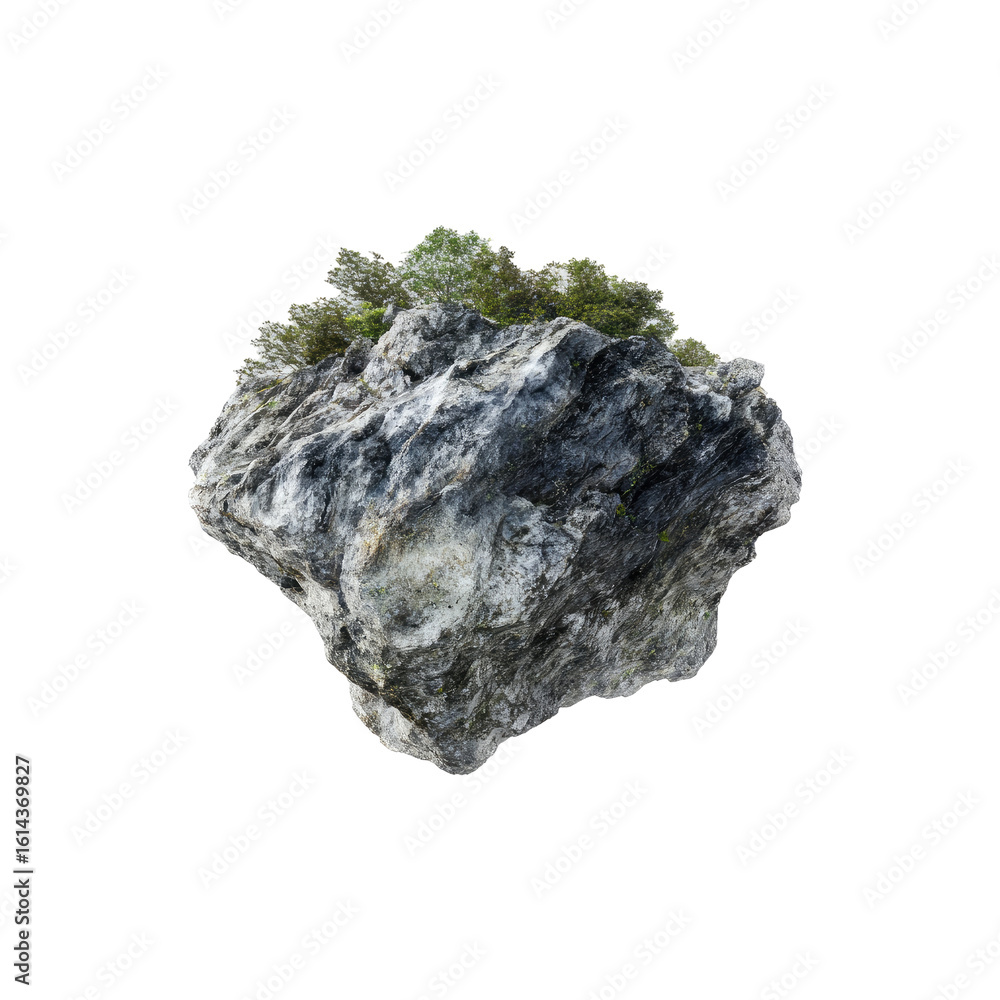 Fototapeta premium Close-up of a stylized rock