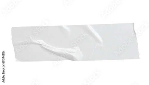 Clear adhesive tape strip isolated on white background PNG