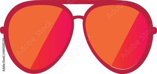  Baby sunglass vector art illustration