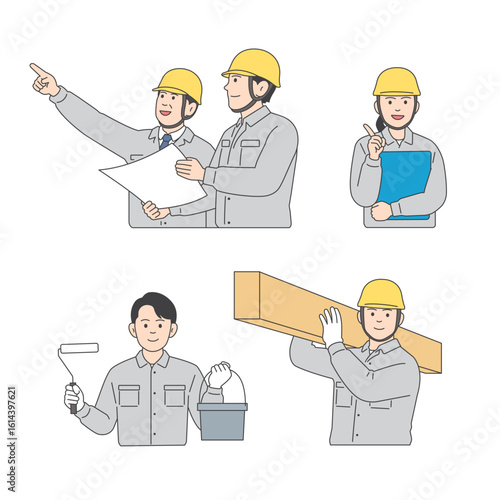 点検する作業員