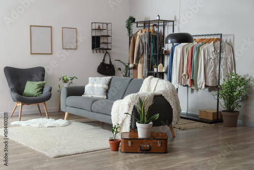 Interior of living room wit...