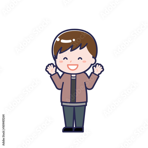 私服の10代／ななめ／男性 11