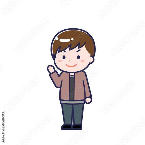 私服の10代／ななめ／男性 12