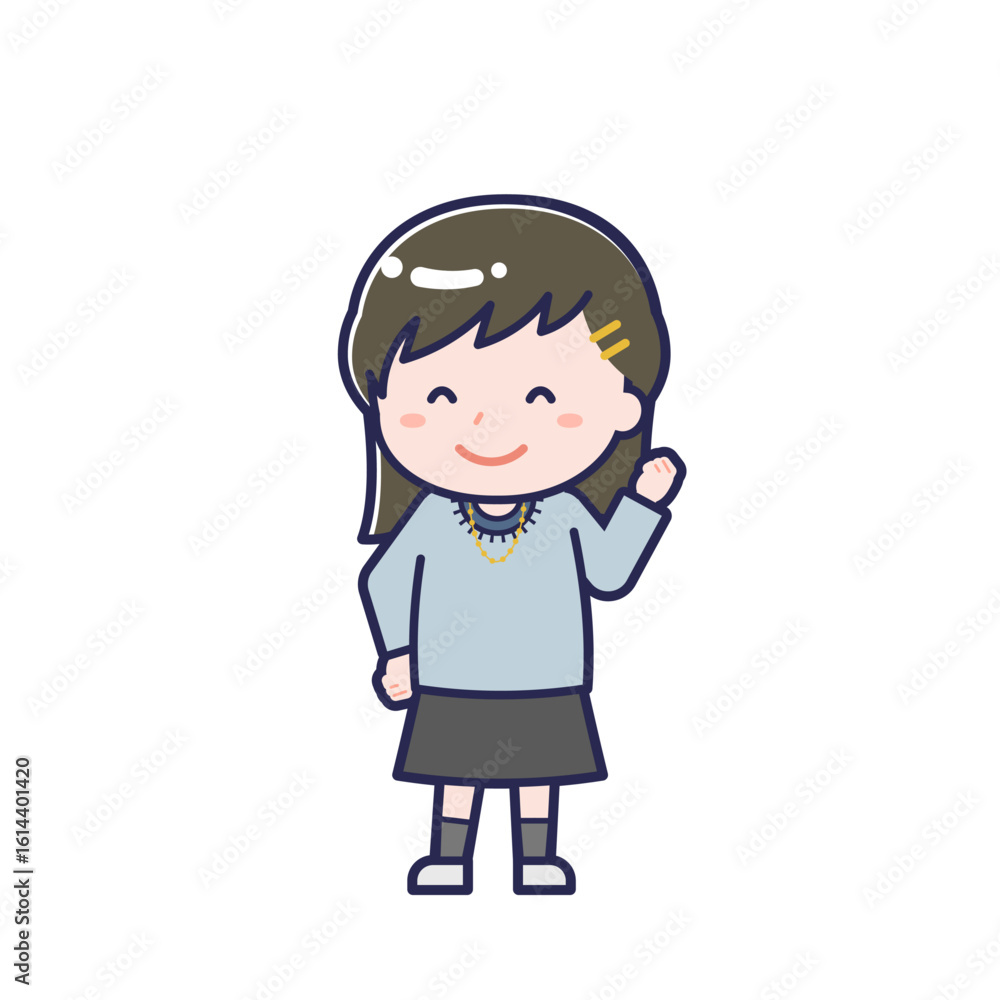 私服の10代/ななめ/女性 04 私服の10代/ななめ/女性 04