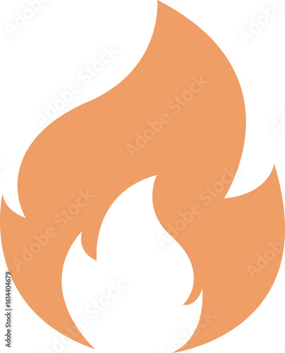 불 모양 일러스트 a fire-shaped illustration