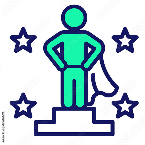 Role Model  Icon Element For Design
