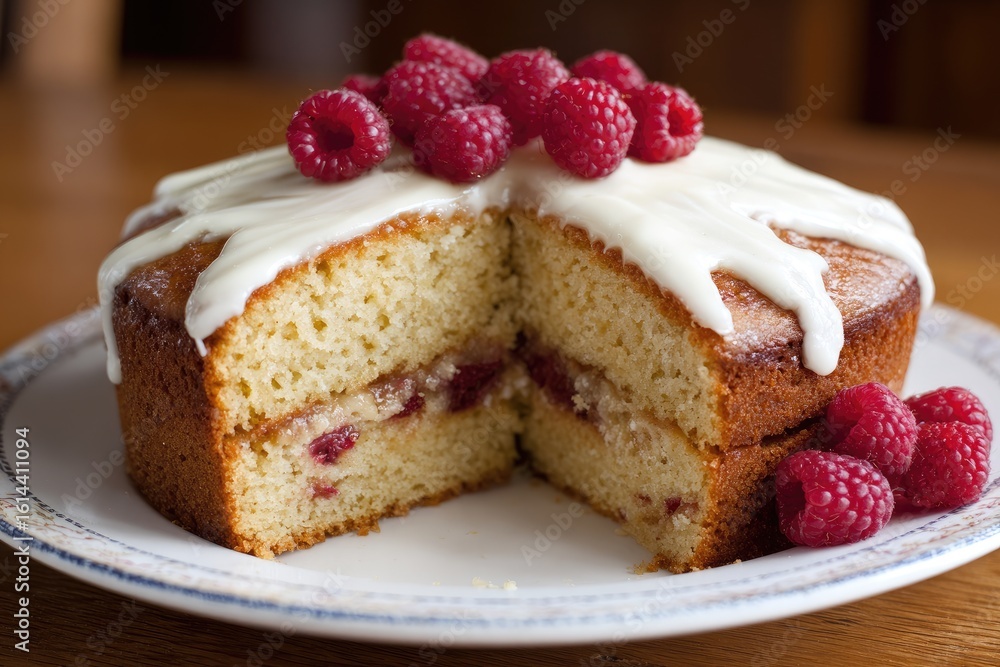 custom made wallpaper toronto digitalRaspberry Cake Delight