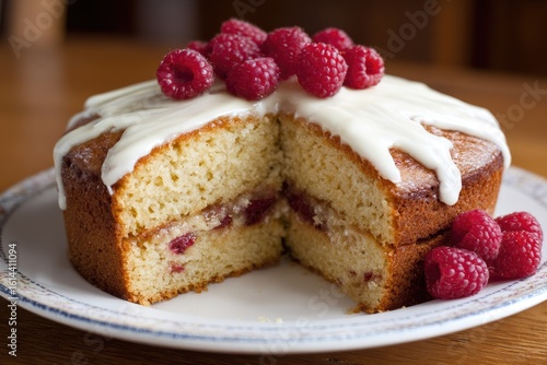 Wallpaper Mural Raspberry Cake Delight Torontodigital.ca