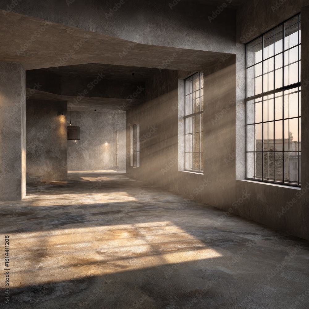 Empty Room Sunlight Empty Room Sunlight