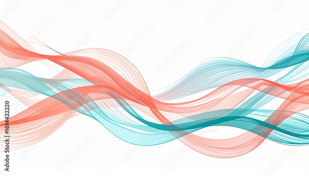 Obraz premium Digital Coral Web