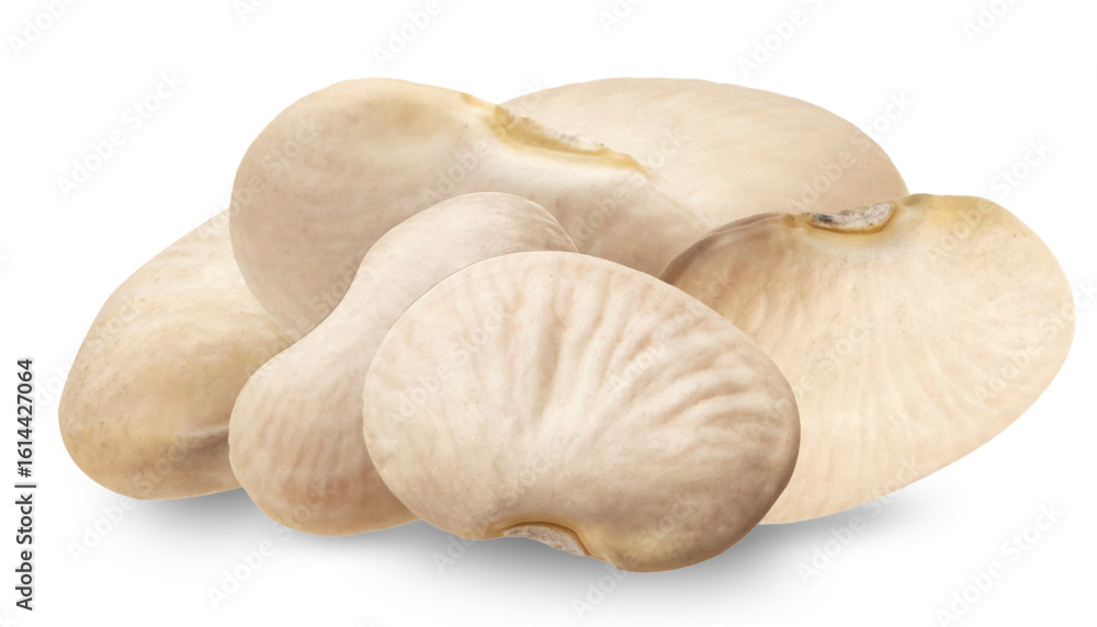 Fototapeta premium 'lima beans on transparent background'