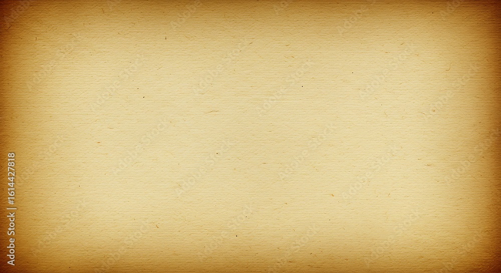 Obraz premium Old paper texture background with a brown vignette border. Aged and weathered surface for design.