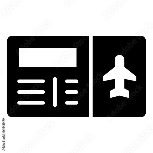 Travel Boarding Pass Icon