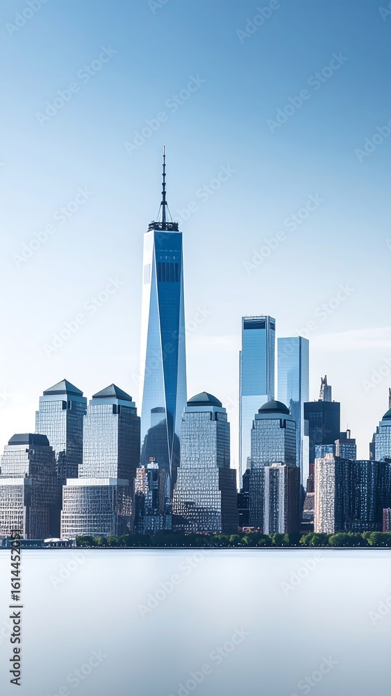 Fototapeta premium City skyline panorama (1)