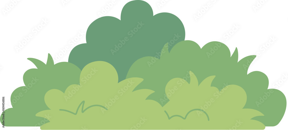 Obraz premium Flat bush