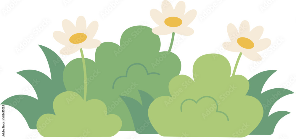 Fototapeta premium Flat bush
