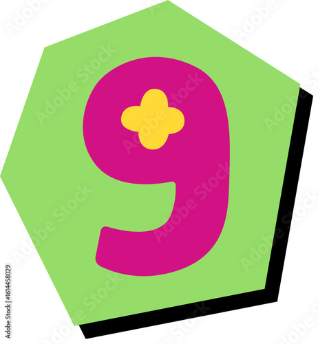 Cute ransom note number 9

