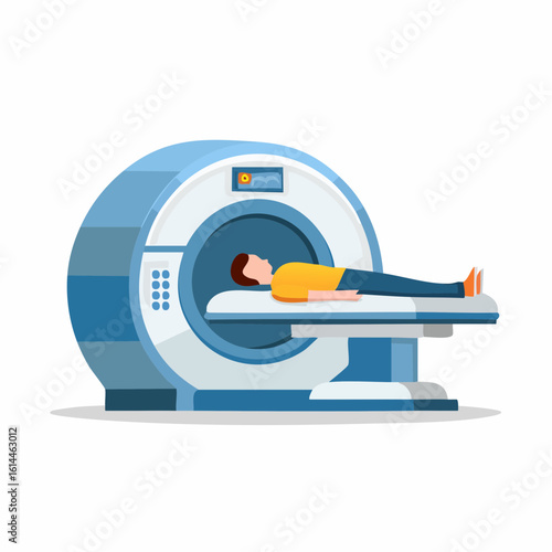 MRIのシンプルなベクター素材