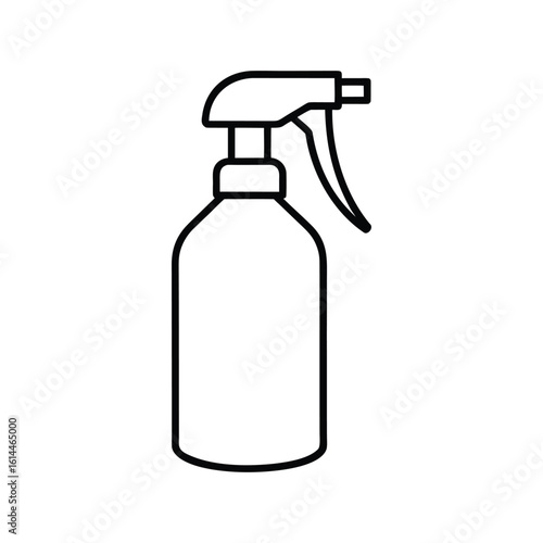 spray bottle isolated on white