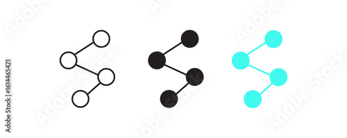  Share and Connect Icon Set - Network, Link, Branching Symbols